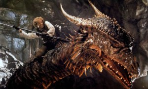 A still from the 1981 film "Dragonslayer"